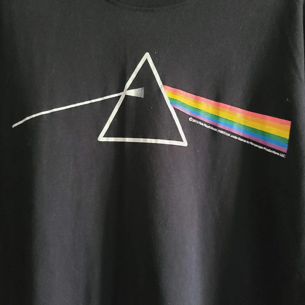 PINK FLOYD Dark Side of the Moon Graphic Band Tee Unisex‎ Size Large